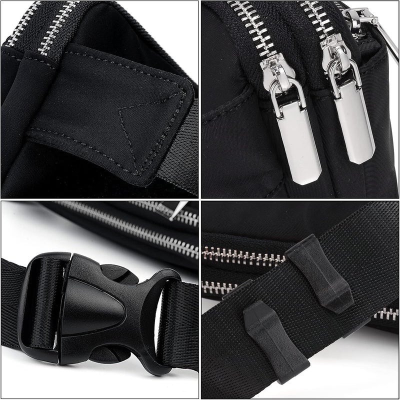 UTO Fanny Pack for Women Crossbody Trendy Fashion Belt Purse Chest Waist Hip Bumbag for Outdoor Shopping Travel Hiking - Image 5